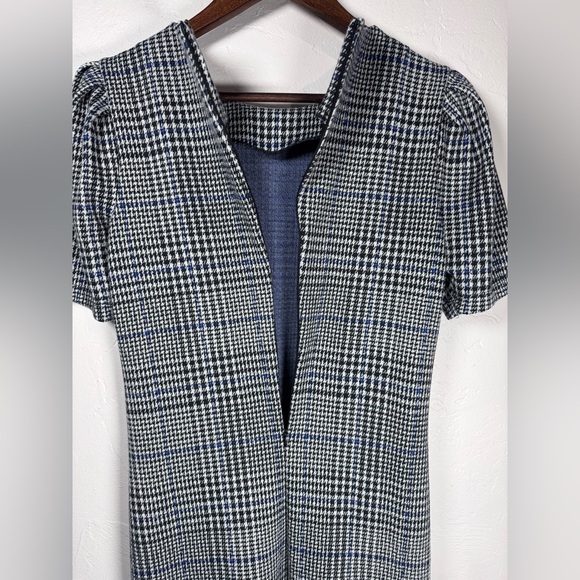 Ralph Lauren Classic Houndstooth Midi Dress Size Small - Picture 4 of 7
